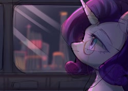 Size: 1024x728 | Tagged: safe, artist:leafywind, character:rarity, species:pony, species:unicorn, female, glasses, mare, solo