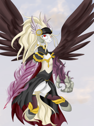 Size: 2304x3072 | Tagged: safe, artist:weird--fish, species:pony, armor, clothing, ponified, ragnarok online, solo, valkyrie