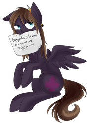 Size: 1252x1723 | Tagged: safe, artist:weird--fish, oc, oc only, oc:fractal, species:pegasus, species:pony, cyrillic, paper, pencil, pencil behind ear, russian, simple background, solo, text, translated in the description, transparent background