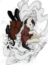 Size: 1920x2560 | Tagged: safe, artist:weird--fish, species:pony, clothing, ergo proxy, mask, ponified, vincent law