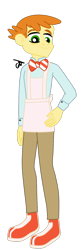 Size: 542x1645 | Tagged: safe, artist:gmaplay, character:carrot cake, my little pony:equestria girls, clothing, male, simple background, solo, transparent background