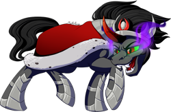 Size: 900x587 | Tagged: safe, artist:mythpony, character:king sombra, species:pony, male, simple background, solo, transparent background