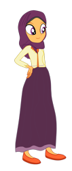 Size: 1920x4512 | Tagged: safe, artist:gmaplay, character:saffron masala, my little pony:equestria girls, equestria girls-ified, female, hijab, simple background, solo, transparent background