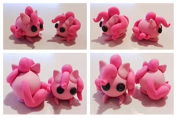 Size: 1280x853 | Tagged: safe, artist:dawn-designs-art, character:pinkie pie, oc, species:earth pony, species:pony, chubbie, craft, female, sculpey, sculpture, solo, traditional art