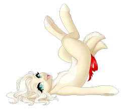 Size: 1468x1276 | Tagged: safe, artist:ohhoneybee, oc, oc:clay, species:earth pony, species:pony, deer tail, female, mare, simple background, solo, transparent background
