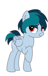 Size: 758x1208 | Tagged: safe, artist:gmaplay, base used, oc, oc:delta vee, species:pegasus, species:pony, cute, female, mare, simple background, solo, transparent background
