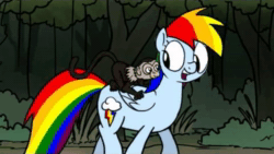Size: 1280x720 | Tagged: safe, artist:fimflamfilosophy, artist:petirep, artist:some dipshit, character:rainbow dash, fanfic:bittersweet, animated, backwards cutie mark, cover, female, low quality, poor resolution, rainbow dash presents, sinking ships, sound, sound only, webm