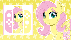 Size: 1388x790 | Tagged: safe, artist:partylikeanartist, character:fluttershy, species:pegasus, species:pony, advertisement, custom, irl, nintendo, nintendo switch, photo, preview, product, solo, toy