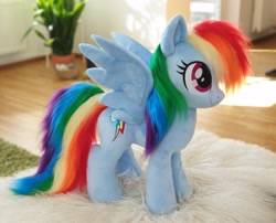 Size: 2760x2232 | Tagged: safe, artist:epicrainbowcrafts, character:rainbow dash, species:pony, high res, irl, photo, plushie, solo
