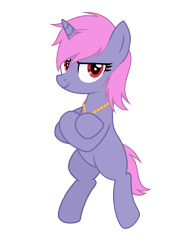 Size: 2065x2700 | Tagged: safe, artist:alfury, artist:starshade, oc, oc only, oc:samantha mosely, oc:samantha mosley, species:pony, species:unicorn, female, gem, jewelry, mare, necklace, simple background, solo, transparent background