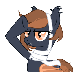 Size: 4000x3900 | Tagged: safe, artist:alfury, artist:starshade, base used, oc, species:bat pony, species:pony, female, high res, mare, simple background, solo, transparent background