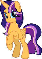 Size: 5121x7246 | Tagged: safe, artist:digimonlover101, oc, oc only, oc:star stream, parent:flash sentry, parent:twilight sparkle, parents:flashlight, species:alicorn, species:pony, absurd resolution, female, inkscape, looking at you, mare, offspring, simple background, solo, transparent background, vector
