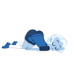 Size: 2952x2952 | Tagged: safe, artist:gmaplay, character:trixie, my little pony:equestria girls, spoiler:comic, ass, ass up, butt, female, simple background, sleeping, solo, the great and powerful ass, transparent background, vector