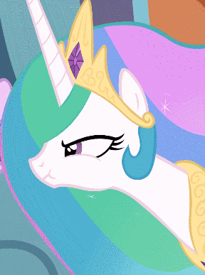 Size: 288x387 | Tagged: safe, artist:forgalorga, character:princess celestia, species:alicorn, species:pony, :t, angry, animated, cropped, cute, cutelestia, female, frown, glare, glaring daggers, madorable, mare, princess celestia is not amused, puffy cheeks, scrunchy face, solo