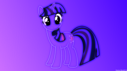 Size: 1920x1080 | Tagged: safe, artist:game-beatx14, character:twilight sparkle, outline, vector, wallpaper