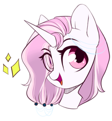 Size: 742x802 | Tagged: safe, artist:cloud-fly, oc, species:pony, species:unicorn, bust, female, mare, portrait, simple background, solo, transparent background