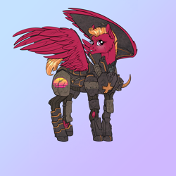 Size: 1772x1772 | Tagged: safe, artist:sourcherry, oc, oc:mending sun, species:pegasus, species:pony, fallout equestria, enclave, enclave armor, medic, solo, tabletop gaming