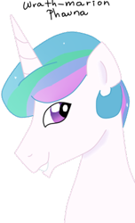 Size: 265x437 | Tagged: safe, artist:wrath-marionphauna, character:princess celestia, species:alicorn, species:pony, digital art, male, prince, prince solaris, rule 63, simple background, smiling, solo