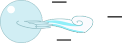 Size: 315x111 | Tagged: safe, artist:mega-poneo, oc, oc only, oc:snowdrop, species:pegasus, species:pony, ball, crossover, female, filly, mare, motion lines, rolling, simple background, solo, sonic the hedgehog (series), spin dash, spread wings, transparent background, wings