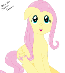 Size: 577x654 | Tagged: safe, artist:wrath-marionphauna, character:fluttershy, species:pegasus, species:pony, digital art, female, open mouth, simple background, smiling, solo, transparent background