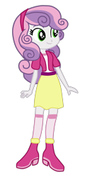Size: 2747x5127 | Tagged: safe, artist:gmaplay, character:sweetie belle, species:eqg human, g4, my little pony:equestria girls, female, simple background, solo, transparent background
