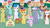 Size: 1920x1080 | Tagged: safe, artist:forgalorga, character:alula, character:citrus blush, character:orion, character:piña colada, character:pluto, character:ponet, character:tornado bolt, character:twilight sparkle, character:twilight sparkle (alicorn), species:earth pony, species:pegasus, species:pony, species:unicorn, g4, :<, alicorn drama, angry, angry piña colada, angry princess erroria, angry tornado bolt, background pony, background pony audience, background pony strikes again, bow, bring back celestia and luna, bucket, clothing, cutie mark, demo, drama, female, filly, food, frown, glare, go away, hair bow, heart, hoof hold, implied abuse, implied princess celestia, implied princess luna, implied twilight sparkle, implied twilybuse, levitation, looking at you, magic, male, mare, op is a duck, op is trying to start shit, picket sign, pigtails, pluto, protest, sad, shirt, sign, stallion, t-shirt, telekinesis, tomato, tomatoes, unhappy, unnamed character, unnamed pony, upset, we don't need the new ruler