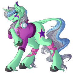 Size: 3606x3600 | Tagged: safe, artist:amazing-artsong, oc, oc:neve flaze, species:pony, species:unicorn, g4, clothing, headphones, high res, male, simple background, solo, stallion, transparent background