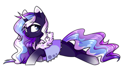 Size: 1695x984 | Tagged: safe, artist:cloud-fly, oc, oc:frosty lavender, species:pony, species:unicorn, g4, female, mare, simple background, solo, transparent background