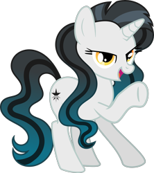 Size: 4400x4954 | Tagged: safe, artist:digimonlover101, oc, oc:star shadow, species:pony, species:unicorn, g4, absurd resolution, female, mare, simple background, solo, transparent background, vector