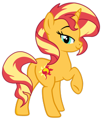 Size: 2050x2485 | Tagged: safe, artist:gmaplay, character:sunset shimmer, species:pony, species:unicorn, g4, bunset shimmer, butt, female, plot, simple background, solo, transparent background