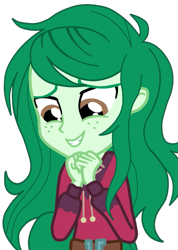 Size: 561x790 | Tagged: safe, artist:gmaplay, character:wallflower blush, species:eqg human, g4, my little pony: equestria girls, my little pony:equestria girls, spoiler:eqg series (season 2), cute, female, flowerbetes, simple background, solo, transparent background