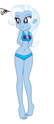 Size: 917x2100 | Tagged: safe, artist:gmaplay, character:trixie, species:eqg human, equestria girls:forgotten friendship, g4, my little pony: equestria girls, my little pony:equestria girls, clothing, female, simple background, solo, swimsuit, transparent background