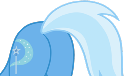 Size: 1232x747 | Tagged: safe, artist:gmaplay, character:trixie, species:pony, species:unicorn, g4, butt, female, simple background, solo, the great and powerful ass, transparent background, vector