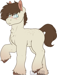 Size: 656x867 | Tagged: safe, artist:liefsong, oc, oc:chestnut, species:earth pony, species:pony, g4, male, simple background, stallion, transparent background