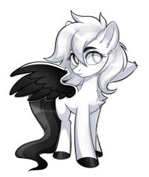 Size: 2000x2381 | Tagged: safe, artist:lightning-stars, oc, oc only, species:pegasus, species:pony, g4, simple background, solo, transparent background