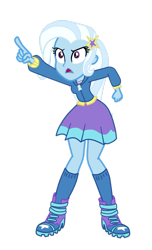 Size: 1280x2106 | Tagged: safe, artist:gmaplay, character:trixie, species:eqg human, equestria girls:forgotten friendship, g4, my little pony: equestria girls, my little pony:equestria girls, clothing, female, legs, shoes, simple background, skirt, sneakers, socks, solo, thighs, transparent background