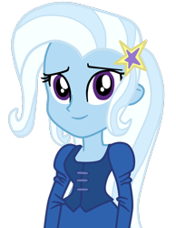 Size: 812x1048 | Tagged: safe, artist:gmaplay, character:trixie, species:eqg human, equestria girls:rainbow rocks, g4, my little pony: equestria girls, my little pony:equestria girls, cute, dawwww, diatrixes, female, show accurate, simple background, solo, transparent background