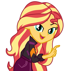 Size: 651x686 | Tagged: safe, artist:gmaplay, character:sunset shimmer, species:eqg human, g4, my little pony: equestria girls, my little pony:equestria girls, spoiler:eqg series (season 2), cute, female, shimmerbetes, simple background, solo, sunset shimmer day, transparent background