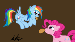 Size: 1920x1080 | Tagged: safe, artist:kittyhawk-contrail, character:pinkie pie, character:rainbow dash