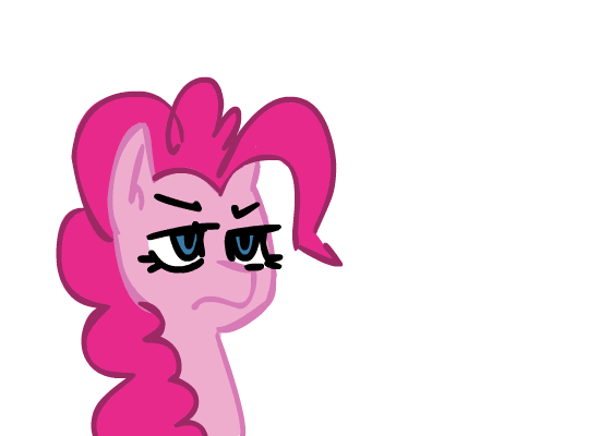 Size: 550x400 | Tagged: safe, artist:xieril, character:pinkie pie, oc, oc:anon, species:human, animated, duo, lidded eyes, pinkie pie is not amused, serious, squirt gun, unamused, watergun