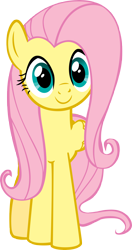 Size: 3084x5856 | Tagged: safe, artist:kittyhawk-contrail, part of a set, character:fluttershy, cute, happy, hugpony poses, looking at you, shyabetes, simple background, transparent background, vector