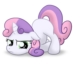 Size: 1360x1120 | Tagged: safe, artist:glancojusticar, character:sweetie belle, species:pony, species:unicorn, g4, adobe imageready, female, filly, photoshop, scootie belle, simple background, solo, transparent background