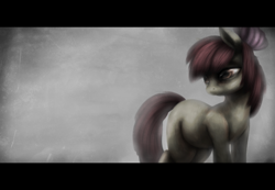 Size: 1500x1040 | Tagged: dead source, safe, artist:ventious, character:apple bloom, species:earth pony, species:pony, female, filly, solo, widescreen