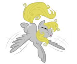 Size: 1800x1500 | Tagged: safe, artist:lauren faust, artist:toxickittycat, edit, character:derpy hooves, species:pegasus, species:pony, female, mare, recolor, simple background, solo, transparent background