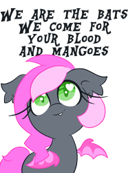Size: 998x1340 | Tagged: safe, artist:starlightlore, oc, oc only, oc:heartbeat, species:bat pony, species:pony, blank flank, heart eyes, simple background, solo, transparent background, wingding eyes