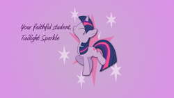 Size: 1920x1080 | Tagged: safe, artist:apertureninja, artist:blackgryph0n, artist:terkois, character:twilight sparkle, cutie mark, dancing, female, quote, simple background, solo, vector, wallpaper