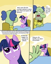 Size: 900x1113 | Tagged: safe, artist:cartuneslover16, character:twilight sparkle, comic, crossover, fish hooks, sedate night, wat