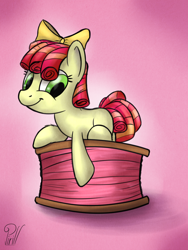 Size: 1500x2000 | Tagged: safe, artist:pirill, species:pony, 30 minute art challenge, candy twirl, female, solo