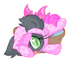 Size: 3000x2500 | Tagged: safe, artist:starlightlore, oc, oc only, oc:heartbeat, species:bat pony, species:pony, clothing, female, filly, foal, footed sleeper, heart eyes, pajamas, simple background, solo, transparent background, wingding eyes