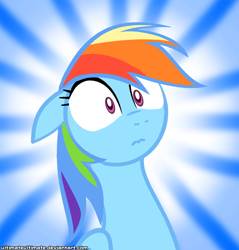 Size: 1000x1045 | Tagged: safe, artist:zantyarz, character:rainbow dash, reaction image, surprise face